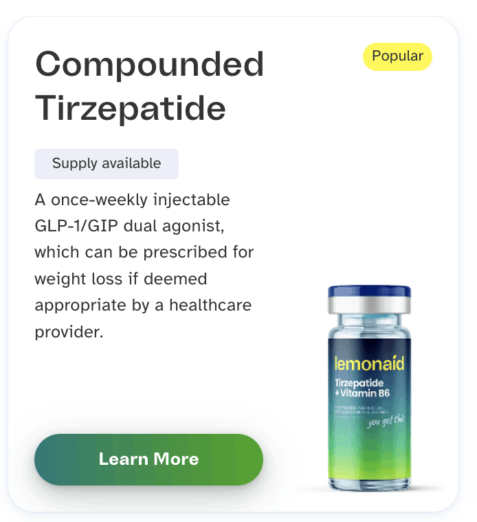 lemonaid health compounded tirzepatide